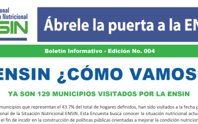 Urge una nueva Encuesta Nacional de la Situación Nutricional en Colombia (ENSIN)